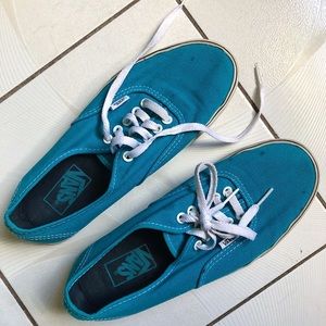 Turquoise Authentic Vans